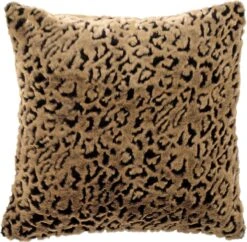 KAY - Kussenhoes Met Dierenprint 45x45 Cm Rocky Road - Bruin - Met Rits