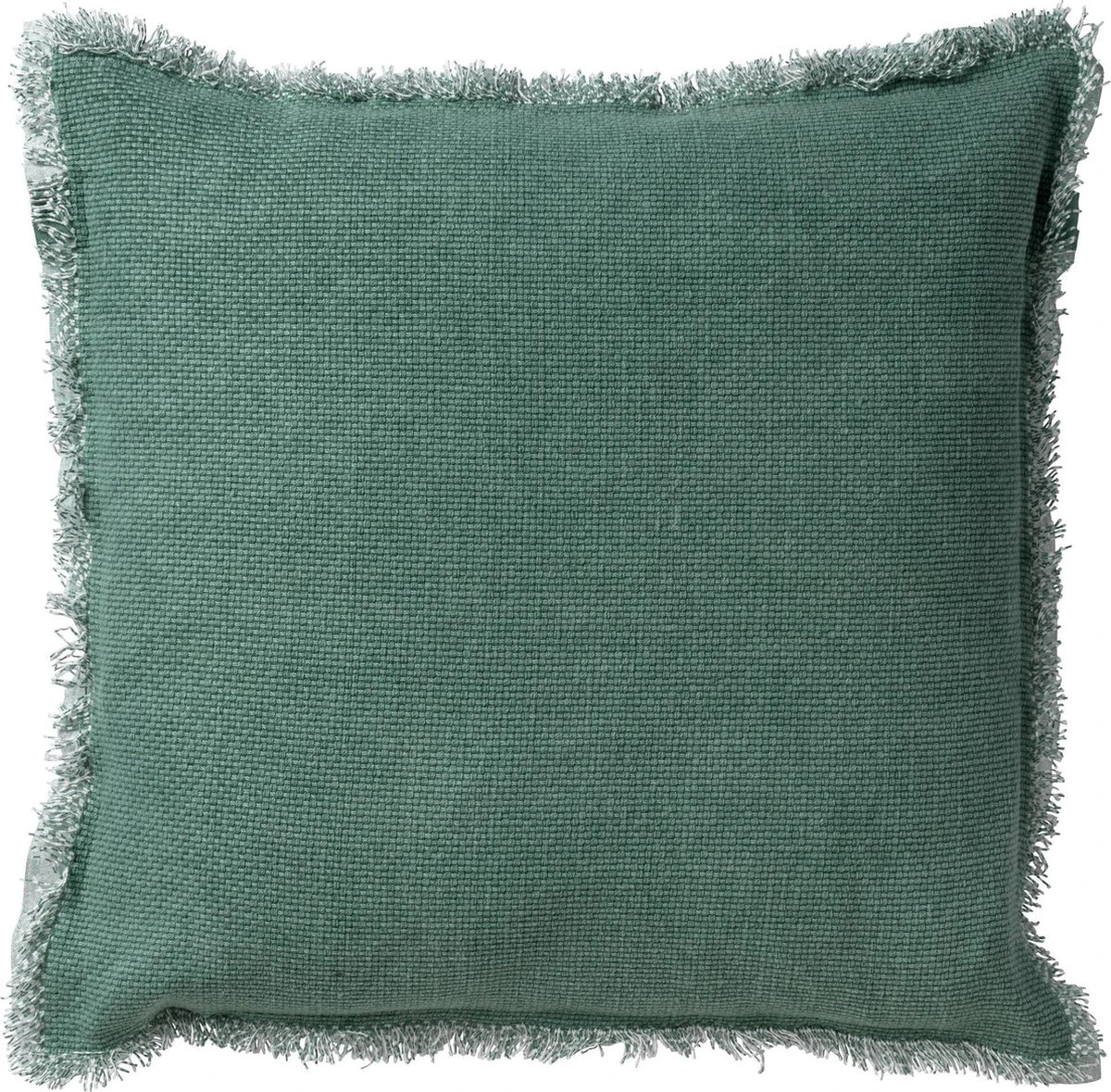 BURTO - Sierkussen Van Gewassen Katoen Jadeite 60x60 Cm - Groen - Inclusief Binnenvulling 1 BURTO - Sierkussen Van Gewassen Katoen Jadeite 60x60 Cm - Groen - Inclusief Binnenvulling