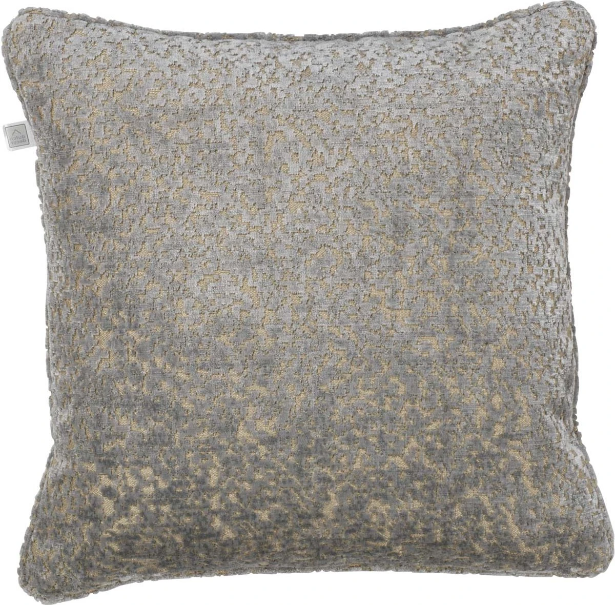 LISE - Kussenhoes 45x45 Cm - Grijs - Mist - Beige - Met Rits 2 LISE - Kussenhoes 45x45 Cm - Grijs - Mist - Beige - Met Rits - Afbeelding 2