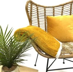 Dutch Decor - BOBBY - Plaid 150x200 Cm Golden Glow- Geel - Teddy - Deken -Dutch Decor 1200x1180 28