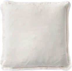 ZAYA - Kussenhoes Unikleur 45x45 Cm - Snow White - Wit - Superzacht - Exclusief Binnenkussen -Dutch Decor 1200x1180 6