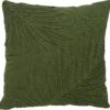 LEX - Kussenhoes Van Katoen 45x45 Cm Chive - Groen - Met Rits