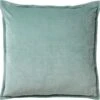 Set Van 2 Kussenhoezen - Dutch Decor CAITH - 50x50 Cm - Velvet - Jadeite - Lichtgroen - Unikleur