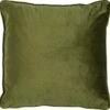FINN - Kussenhoes Velvet 45x45 Cm - Chive - Groen - Exclusief Binnenkussen