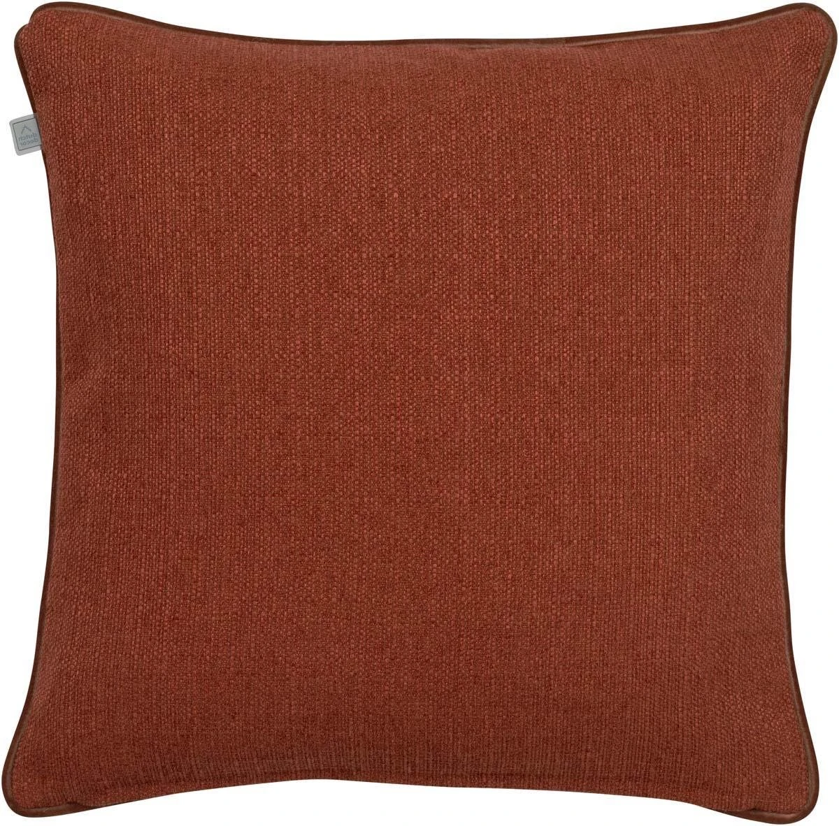 VISKER - Sierkussen 45x45 Cm - Terra - Terracotta - Bruin - Basic En Effen Dessin - Met Luxe Bies - Inclusief Binnenvulling 2 VISKER - Sierkussen 45x45 Cm - Terra - Terracotta - Bruin - Basic En Effen Dessin - Met Luxe Bies - Inclusief Binnenvulling - Afbeelding 2