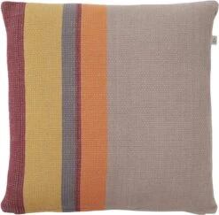 Dutch Decor DENES - Sierkussen Taupe 45x45 Cm - Inclusief Binnenkussen