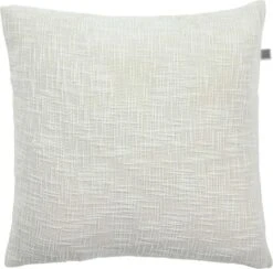 SARA - Sierkussen Ivoor 45x45 Cm - Wit - Inclusief Binnenvulling