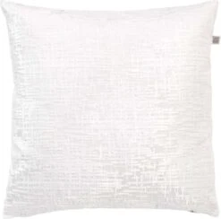 LILLY - Kussenhoes Ivoor 45x45 Cm - Wit - Met Rits