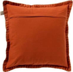 REBEL - Sierkussen Velvet 45x45 Cm Potters Clay - Oranje - Inclusief Binnenkussen -Dutch Decor 1200x1184 19