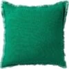 BURTO - Kussenhoes Van Katoen Emerald 45x45 Cm - Groen - Met Rits