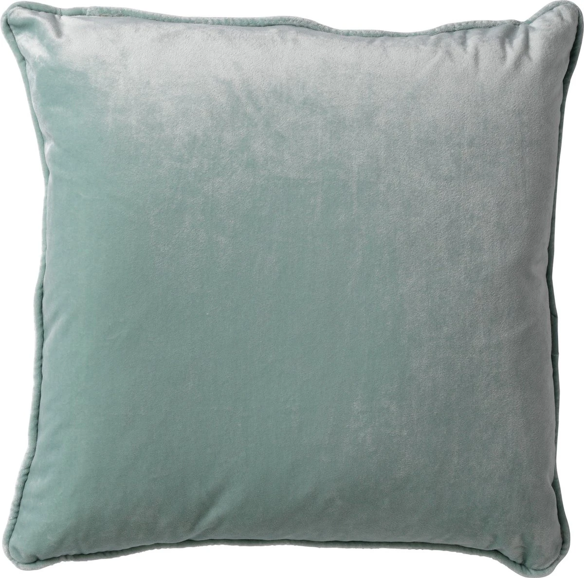 FINN - Kussenhoes Velvet 45x45 Cm - Jadeite - Lichtgroen - Exclusief Binnenkussen 1 FINN - Kussenhoes Velvet 45x45 Cm - Jadeite - Lichtgroen - Exclusief Binnenkussen