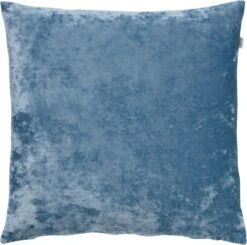 SKY - Sierkussen Velvet 45x45 Cm - Provincial Blue - Blauw - Inclusief Binnenvulling