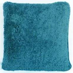 Dutch Decor Sierkussen Micro 45x45 Cm Petrol