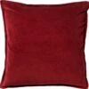 CAITH - Kussenhoes Velvet 100% Katoen 50x50 Cm - Merlot - Rood - Exclusief Binnenkussen