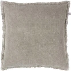 BURTO - Kussenhoes Van Gewassen Katoen Olijf 45x45 Cm - Groen - Exclusief Binnenkussen -Dutch Decor 1200x1189 6