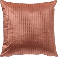 DAVID - Kussenhoes 40x40 Cm Muted Clay - Roze - Exclusief Binnenkussen