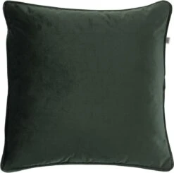 FINN - Kussenhoes Velvet 45x45 Cm - Mountain View - Donkergroen - Exclusief Binnenkussen