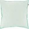 LINNEN - Sierkussen 45x45 Cm - Mint Groen - Pasteltint - Met Kussenhoes Van 100% Linnen - Inclusief Binnenkussen