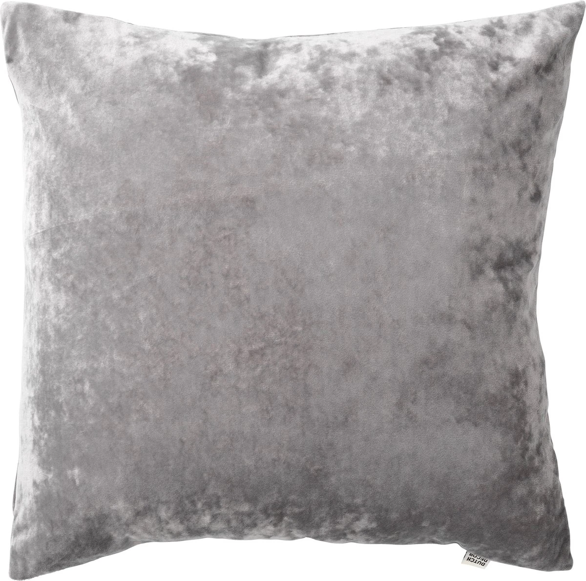 SKY - Sierkussen Velvet 45x45 Cm - Micro Chip - Lichtgrijs - Inclusief Binnenvulling 1 SKY - Sierkussen Velvet 45x45 Cm - Micro Chip - Lichtgrijs - Inclusief Binnenvulling