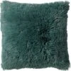 FLUFFY - Kussenhoes Unikleur 45x45 Cm - Sagebrush Green - Groen - Exclusief Binnenkussen
