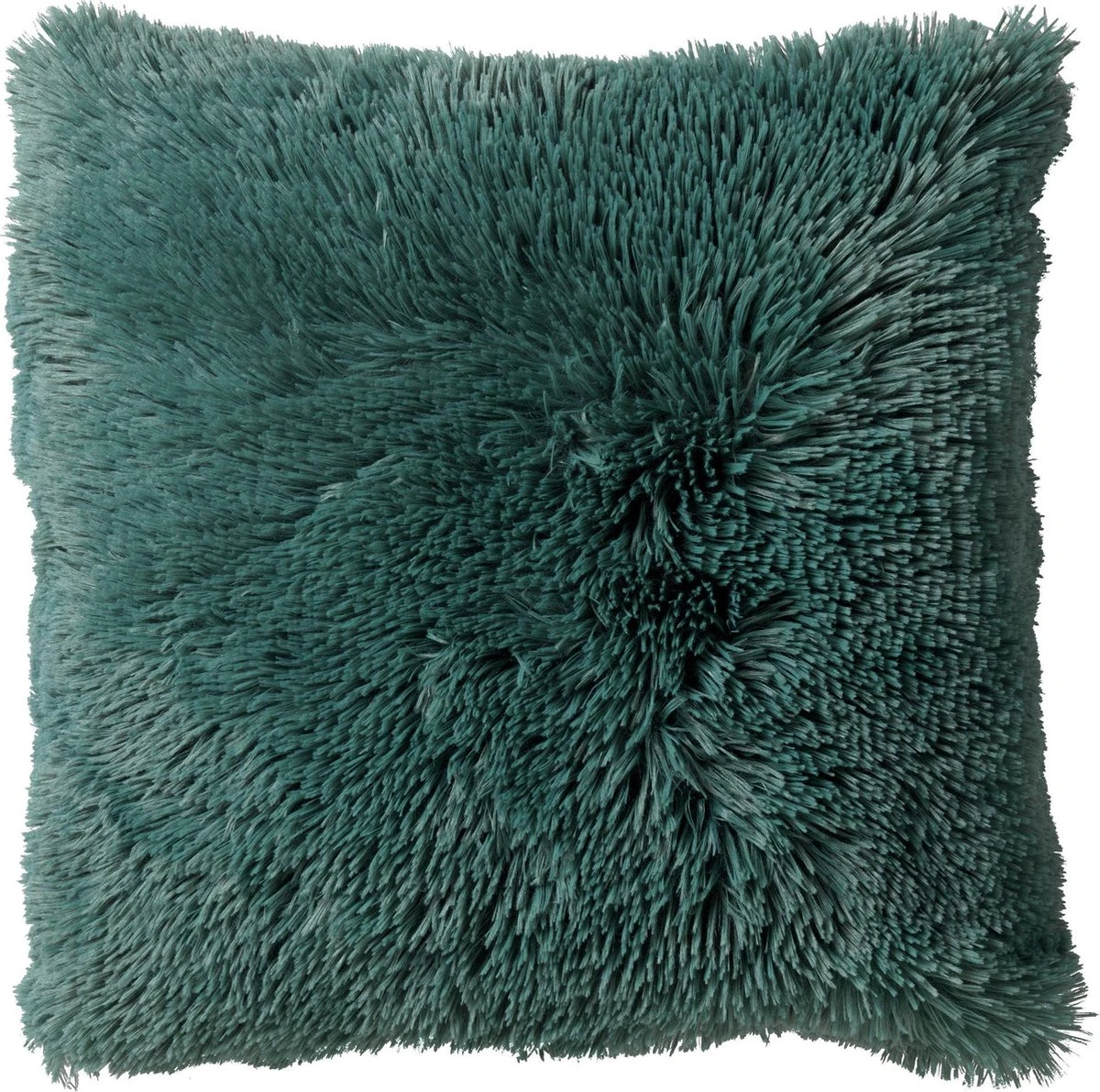 FLUFFY - Sierkussen Unikleur 60x60 Cm - Sagebrush Green - Groen - Inclusief Binnenkussen 1 FLUFFY - Sierkussen Unikleur 60x60 Cm - Sagebrush Green - Groen - Inclusief Binnenkussen