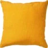 LINN - Kussenhoes LINNEN Golden Glow 45x45 Cm - Geel - Exclusief Binnenkussen