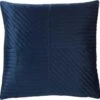 RUUD - Sierkussen Donkerblauw 45x45 Cm - Velvet - Inclusief Binnenkussen