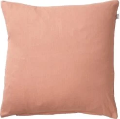 JAMES - Kussenhoes Katoen 45x45 Cm - Muted Clay - Roze - Exclusief Binnenkussen