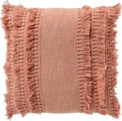 FARA- Sierkussen 45x45 Cm Muted Clay - Roze - Inclusief Binnenvulling