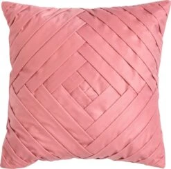 PHILLY - Sierkussen Velvet 45x45 Cm - Dusty Rose - Roze - Inclusief Binnenvulling