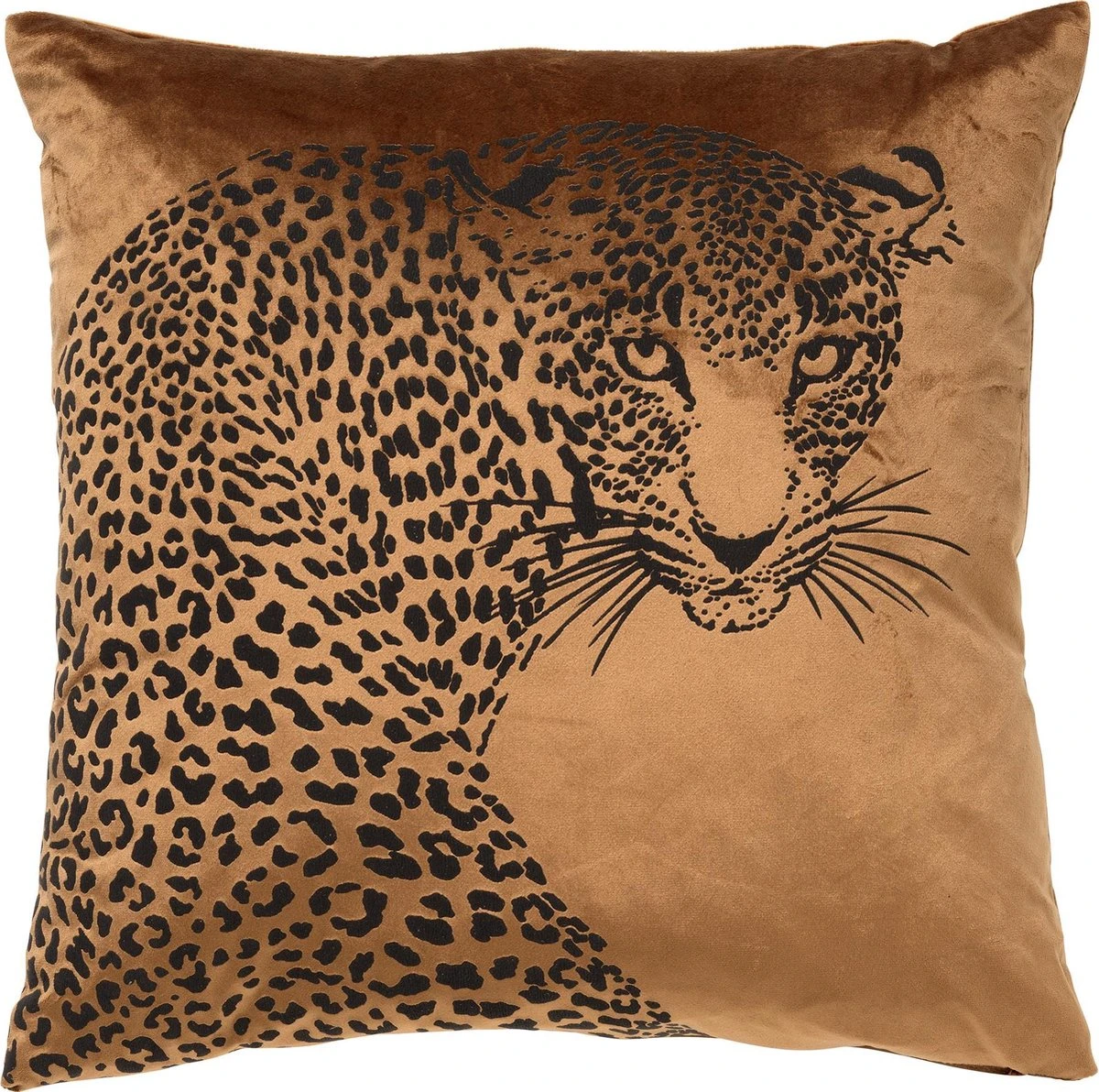 SIMBA - Kussenhoes Met Dierenprint 45x45 Cm Tobacco Brown - Bruin - Exclusief Binnenkussen 1 SIMBA - Kussenhoes Met Dierenprint 45x45 Cm Tobacco Brown - Bruin - Exclusief Binnenkussen
