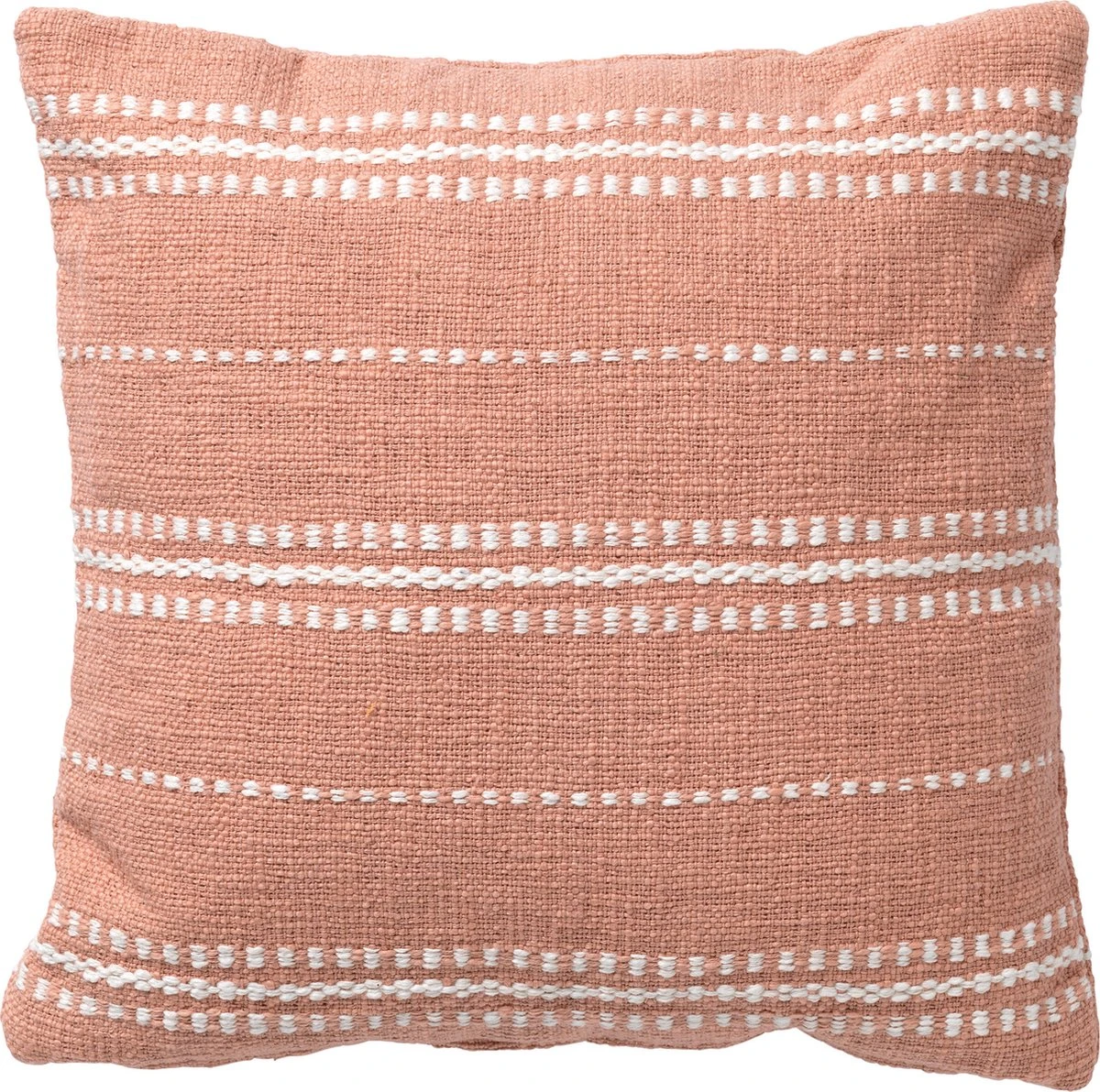 RIZA - Kussenhoes Van Katoen 45x45 Cm Muted Clay - Roze - Exclusief Binnenkussen 1 RIZA - Kussenhoes Van Katoen 45x45 Cm Muted Clay - Roze - Exclusief Binnenkussen