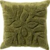 OLIVIA - Kussenhoes 45x45 Cm Olive Branch - Groen - Met Rits