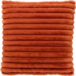 HAZEL - Kussenhoes 50x50 Cm Potters Clay - Oranje - Exclusief Binnenkussen