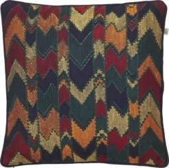 LILKE - Sierkussen Donkerblauw 45x45 Cm - Inclusief Binnenkussen