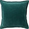 CAITH - Sierkussen Velvet 100% Katoen 50x50 Cm - Sagebrush Green - Groen - Inclusief Binnenvulling