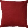 JAMES - Sierkussen Katoen 45x45 Cm - Merlot - Rood - Inclusief Binnenkussen