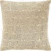 ERICA - Kussenhoes 45x45 Cm - Zand - Beige - Gebreid Dessin - Pasteltint - Met Rits