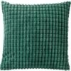 ROME - Kussenhoes Uni 45x45 Cm - Galapagos Green - Groen - Exclusief Binnenkussen
