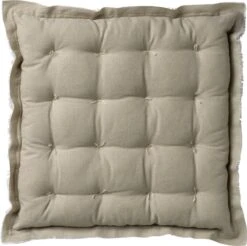 Set Van 4 - Dutch Decor BURTO - Stoelkussen Van Gewassen Katoen Pumice Stone 40x40 Cm - Beige - Zitkussen -Dutch Decor 1200x1196 38