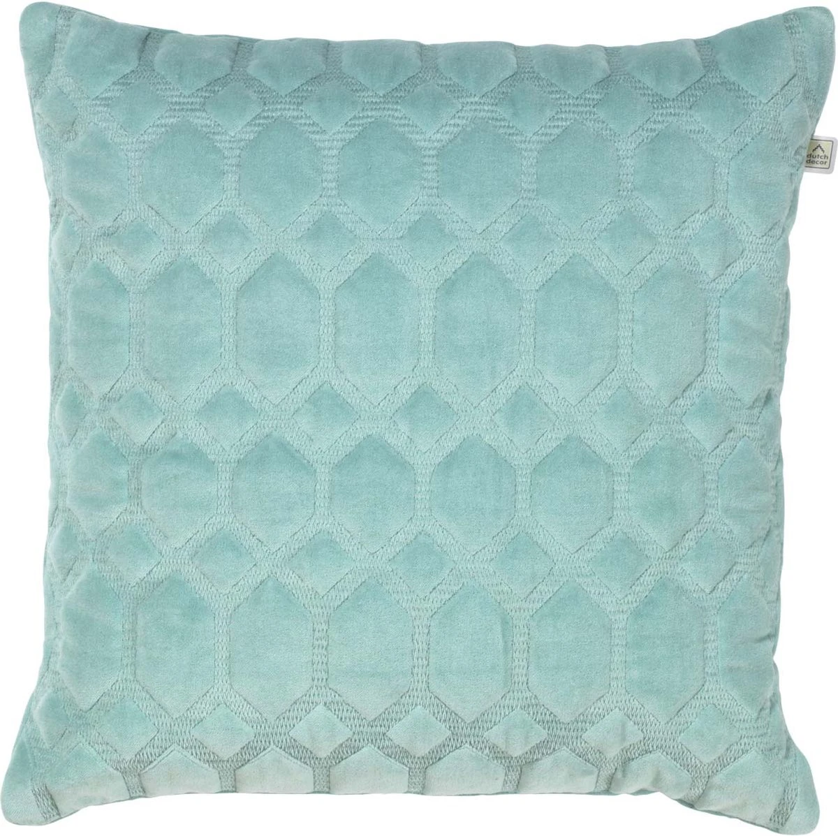 BORA - Kussenhoes Lichtjade 45x45 Cm - Groen - Met Rits 1 BORA - Kussenhoes Lichtjade 45x45 Cm - Groen - Met Rits