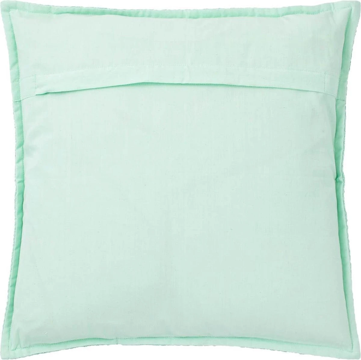 TAPPE - Sierkussen 45x45 Cm - Mint - Groen - Pasteltint - Inclusief Binnenvulling 2 TAPPE - Sierkussen 45x45 Cm - Mint - Groen - Pasteltint - Inclusief Binnenvulling - Afbeelding 2