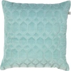 Dutch Decor BORA - Sierkussen Lichtjade 45x45 Cm - Groen - Inclusief Binnenkussen
