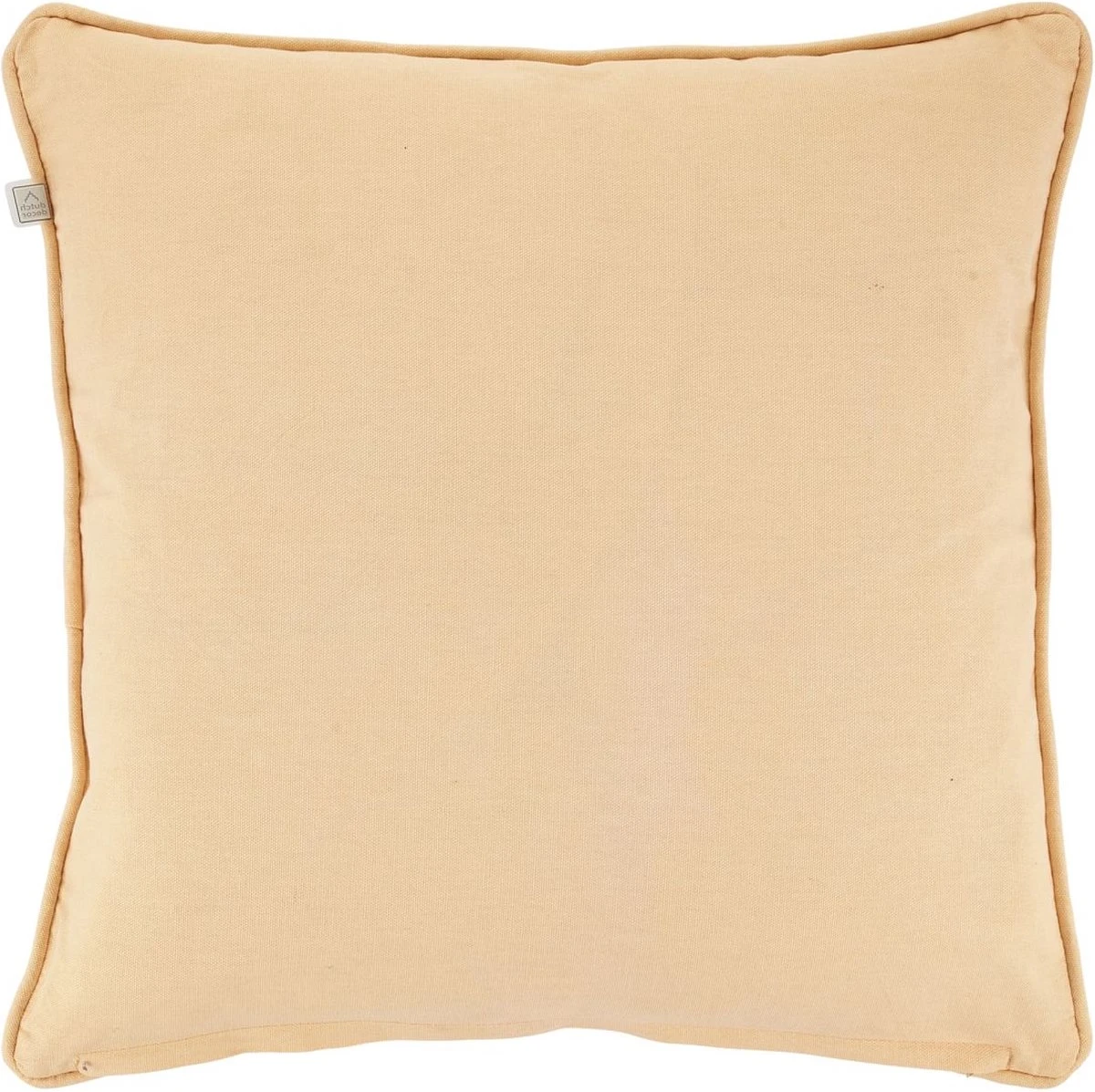 HUIK - Kussenhoes 45x45 Cm - Geborduurd Patroon - Zalm - Roze - Oranje - Terra - Beige - Blauw - Pasteltinten - 100% Katoen - Met Rits 2 HUIK - Kussenhoes 45x45 Cm - Geborduurd Patroon - Zalm - Roze - Oranje - Terra - Beige - Blauw - Pasteltinten - 100% Katoen - Met Rits - Afbeelding 2