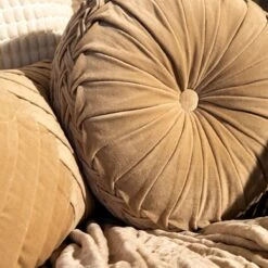 Set Van 4 Kussens - Groen - Beige - TAMAR - KAJA - CAITH - ZAYA - Inclusief Vulling -Dutch Decor 1200x1198 32