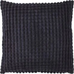 ROME - Sierkussen Uni 45x45 Cm - Raven - Zwart - Inclusief Binnenvulling 9 ROME - Sierkussen Uni 45x45 Cm - Raven - Zwart - Inclusief Binnenvulling -Dutch Decor 1200x1198 50