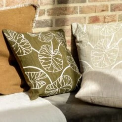 JULES - Kussenhoes 45x45 Cm Pumice Stone - Beige - Exclusief Binnenkussen -Dutch Decor 1200x1199 16