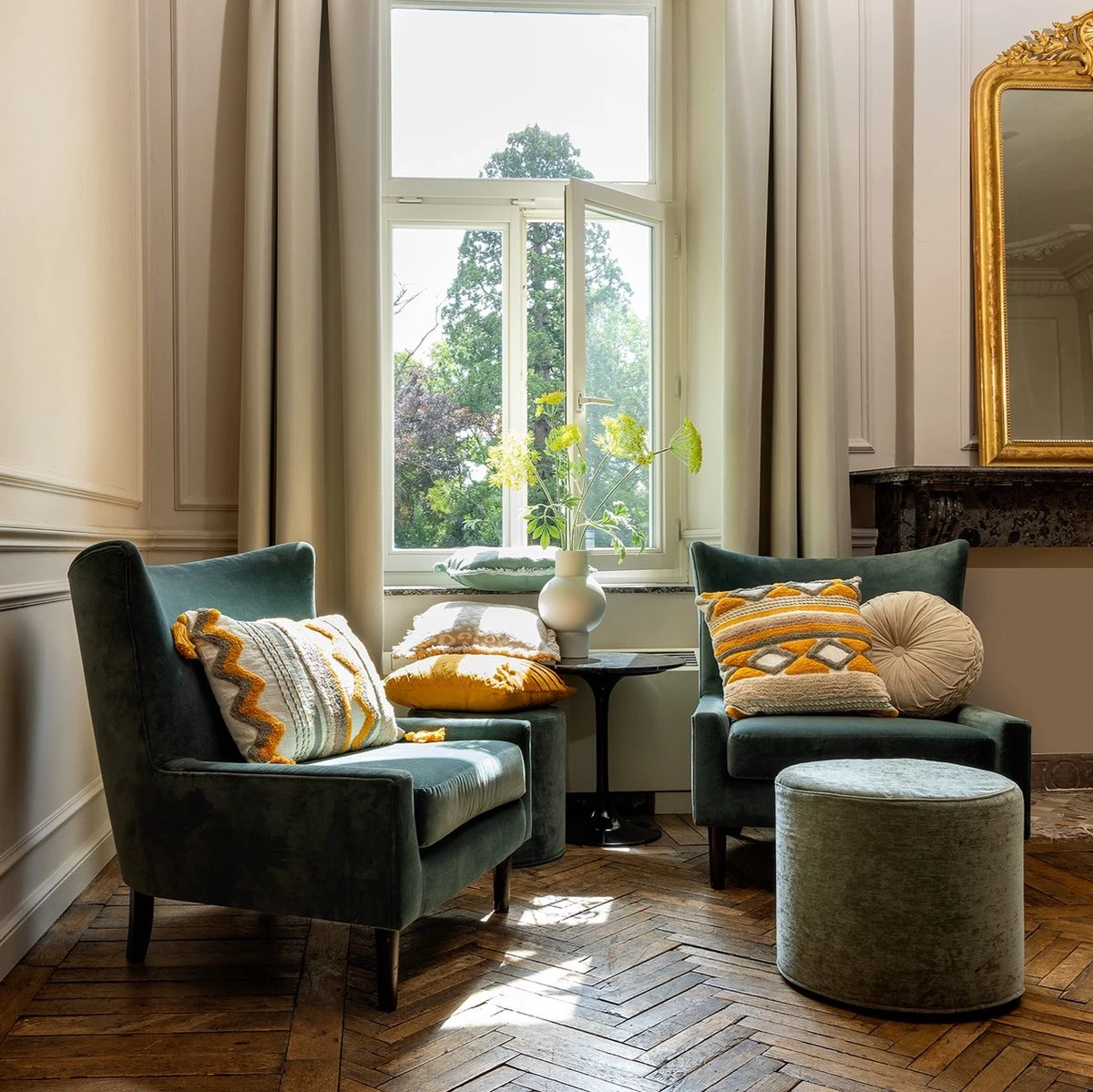 GAZELLE - Kussenhoes 40x60 Cm Jadeite - Groen - Exclusief Binnenkussen 5 GAZELLE - Kussenhoes 40x60 Cm Jadeite - Groen - Exclusief Binnenkussen - Afbeelding 5