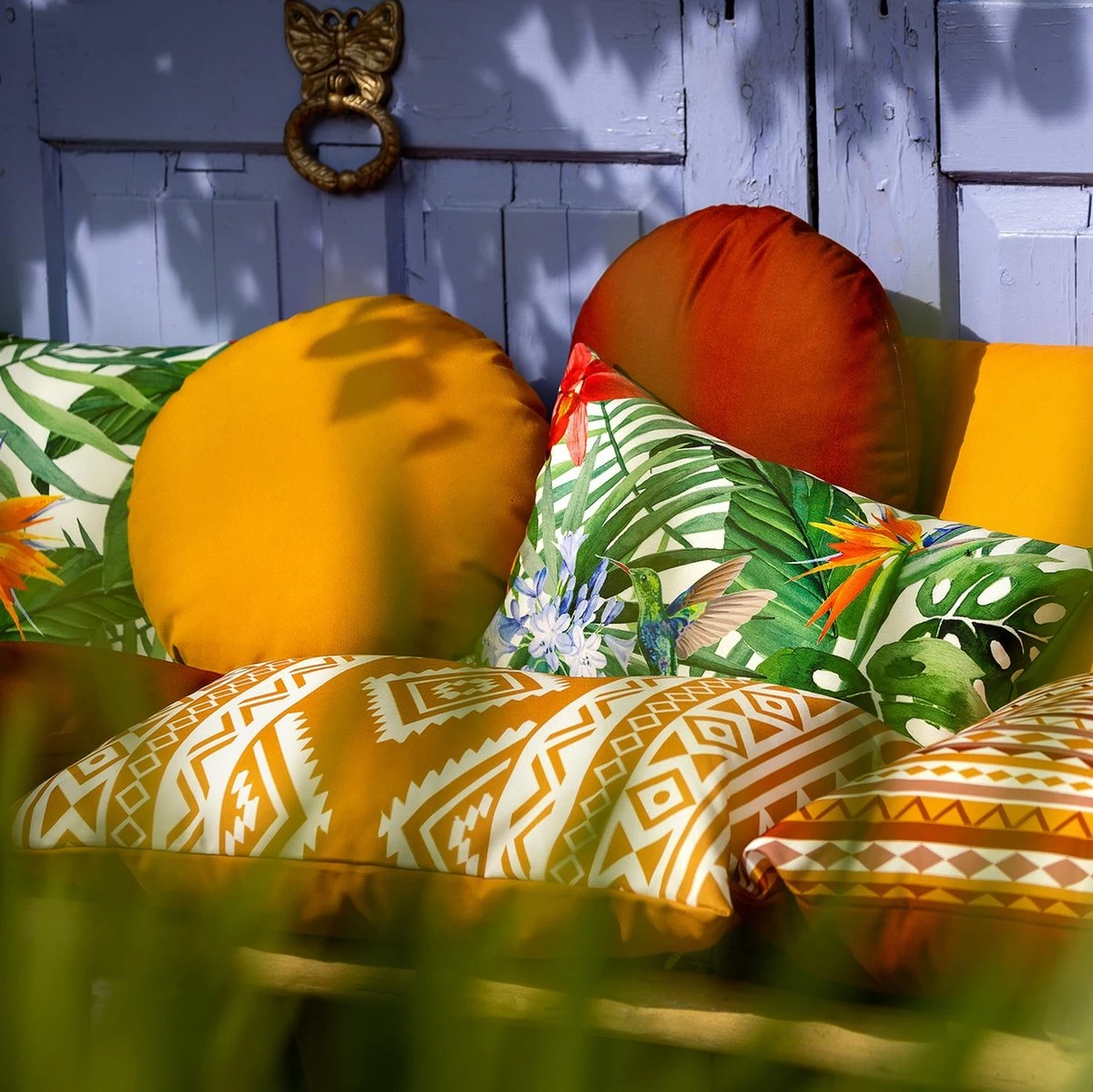 Dutch Decor - MAURO - Outdoor Kussenhoes 45x45 Cm - Waterafstotend En Uv-bestendig - Potters Clay - Oranje - Buitenkussen - Tuinkussen - Loungekussen- Voor Buiten 4 Dutch Decor - MAURO - Outdoor Kussenhoes 45x45 Cm - Waterafstotend En Uv-bestendig - Potters Clay - Oranje - Buitenkussen - Tuinkussen - Loungekussen- Voor Buiten - Afbeelding 4