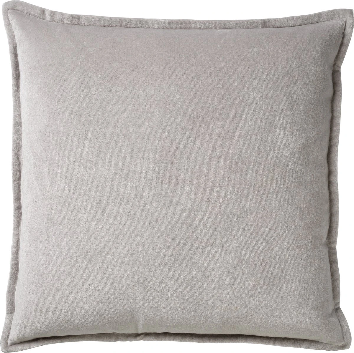 Set Van 2 Kussenhoezen - Dutch Decor CAITH - 50x50 Cm - Velvet - Micro Chip - Lichtgrijs - Unikleur 1 Set Van 2 Kussenhoezen - Dutch Decor CAITH - 50x50 Cm - Velvet - Micro Chip - Lichtgrijs - Unikleur